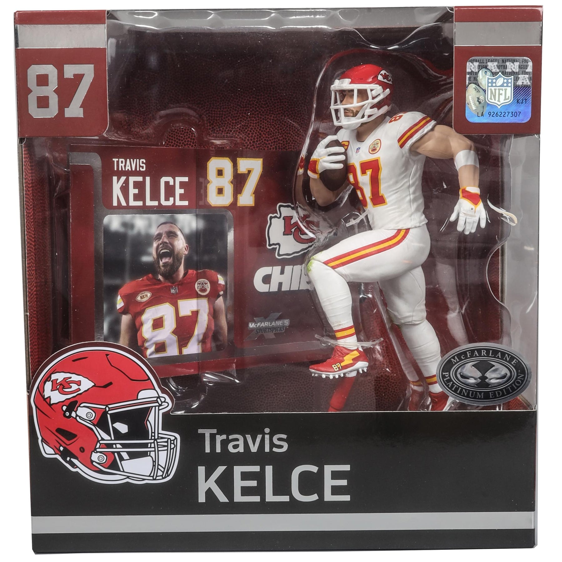 Kansas City Chiefs NFL Travis Kelce McFarlane Action Figure | White Jersey Chase