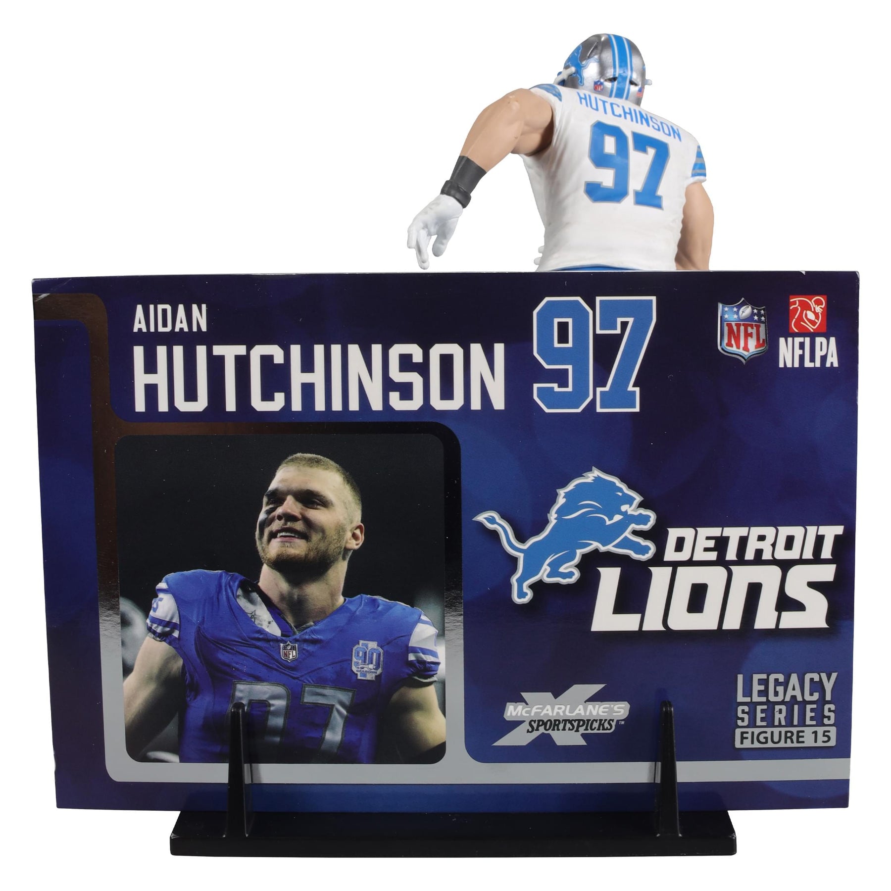 Detroit Lions NFL Aiden Hutchinson McFarlane Action Figure | White Jersey Chase