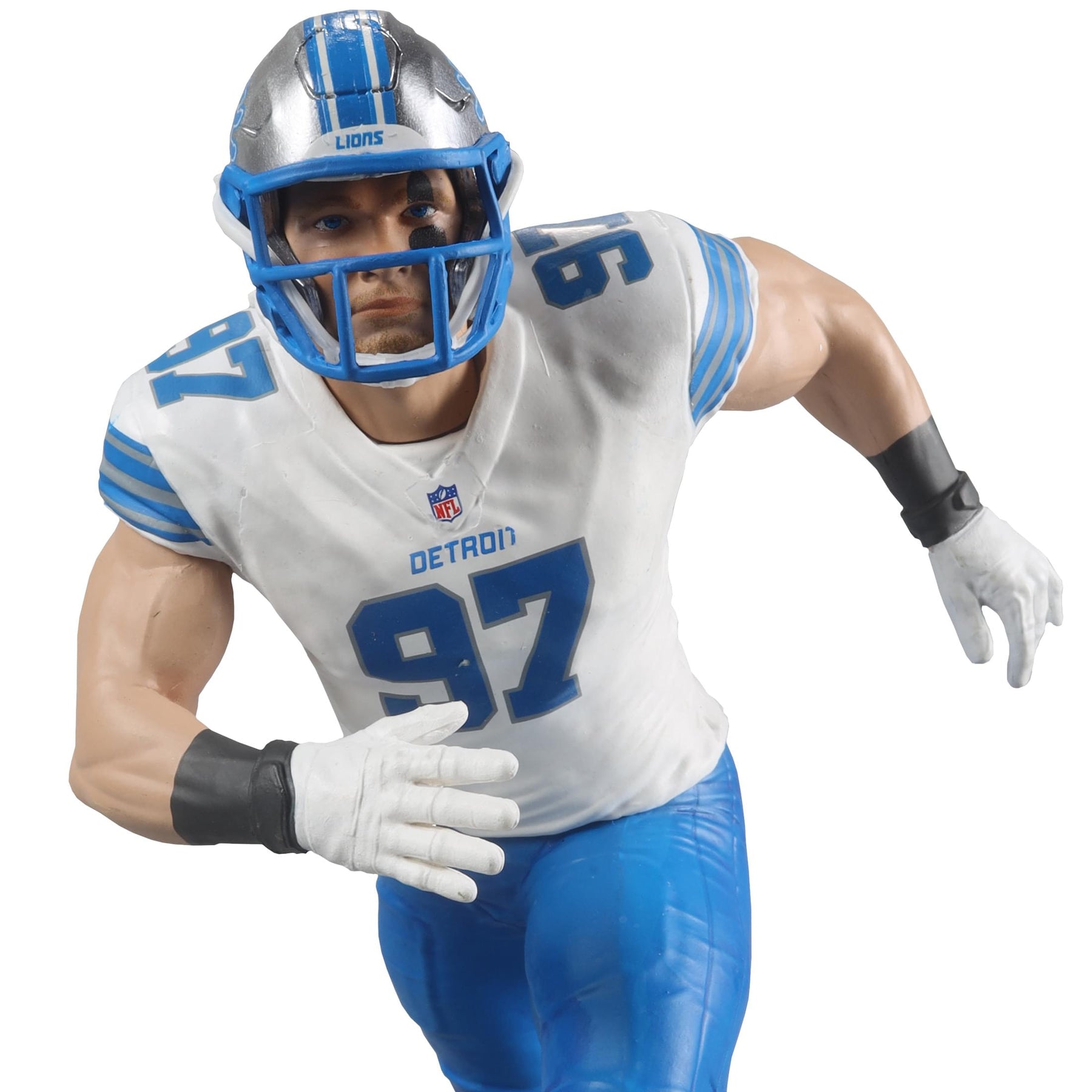 Detroit Lions NFL Aiden Hutchinson McFarlane Action Figure | White Jersey Chase