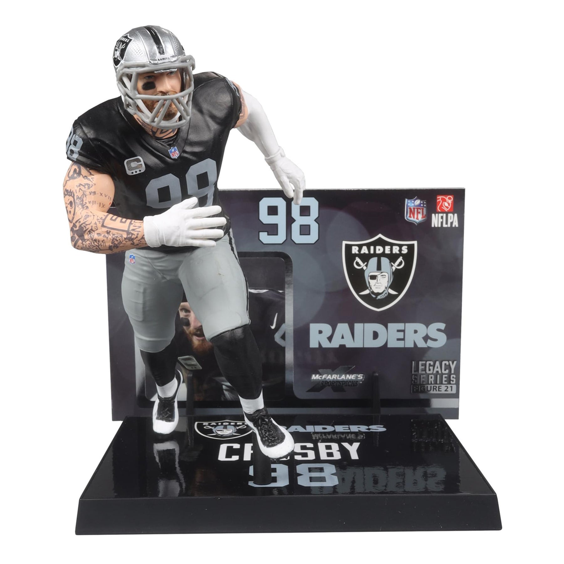 McFarlane NFL Max Crosby (Las Vegas Raiders) Action Figure