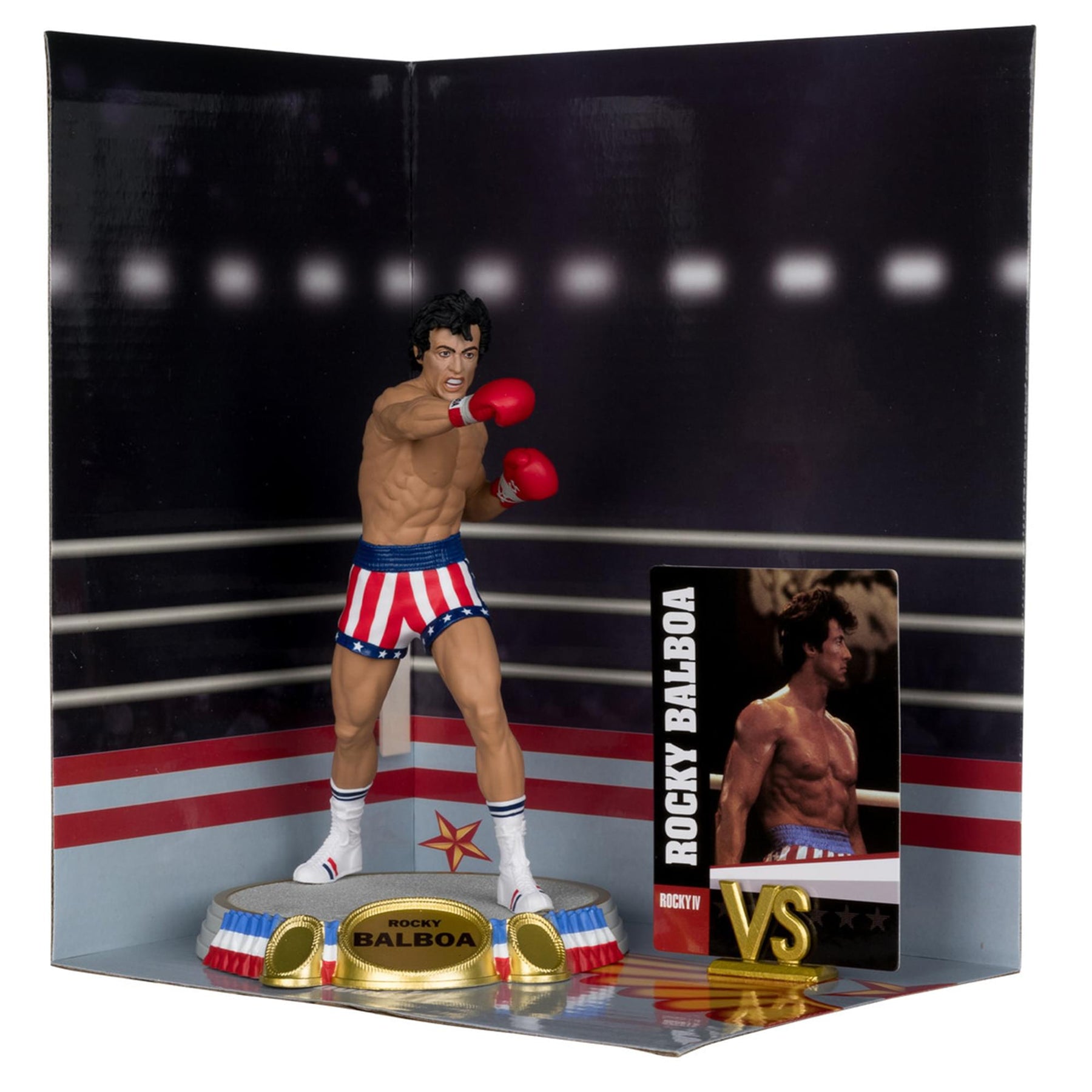 Rocky Movie Maniacs 6 Inch Posed Figure | Rocky Balboa (Rocky IV)