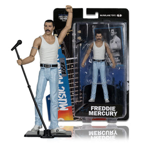 Queen Music Maniacs 6 Inch Posed Figure | Freddie Mercury