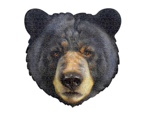 I AM Bear 300 Piece Animal Head-Shaped Jigsaw Puzzle