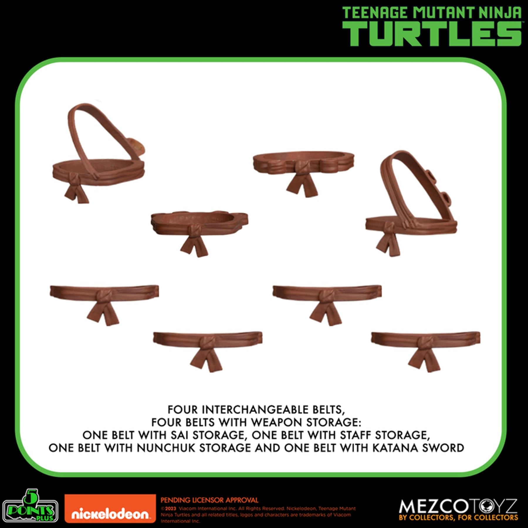 Teenage Mutant Ninja Turtles Deluxe 5 Points Set