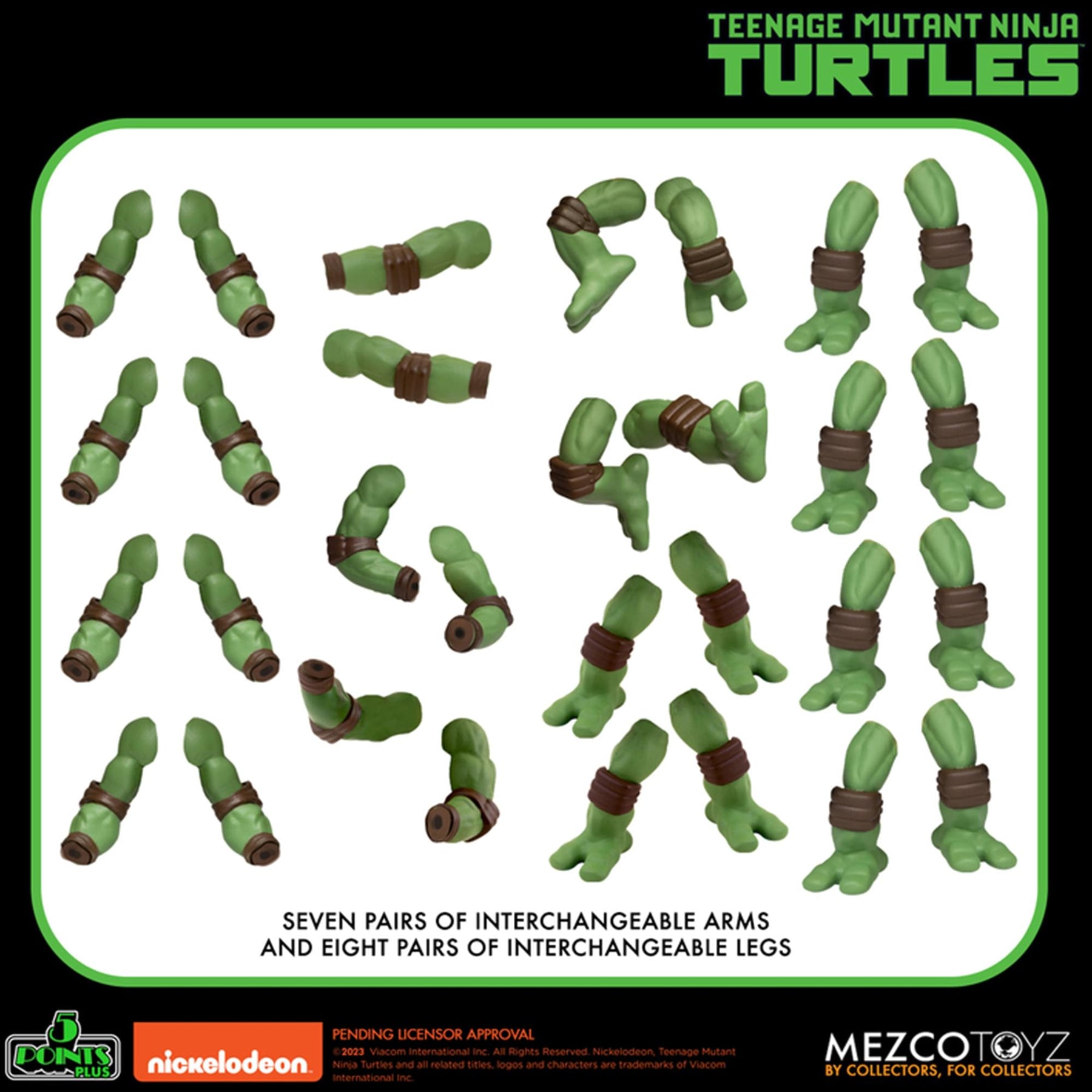 Teenage Mutant Ninja Turtles Deluxe 5 Points Set