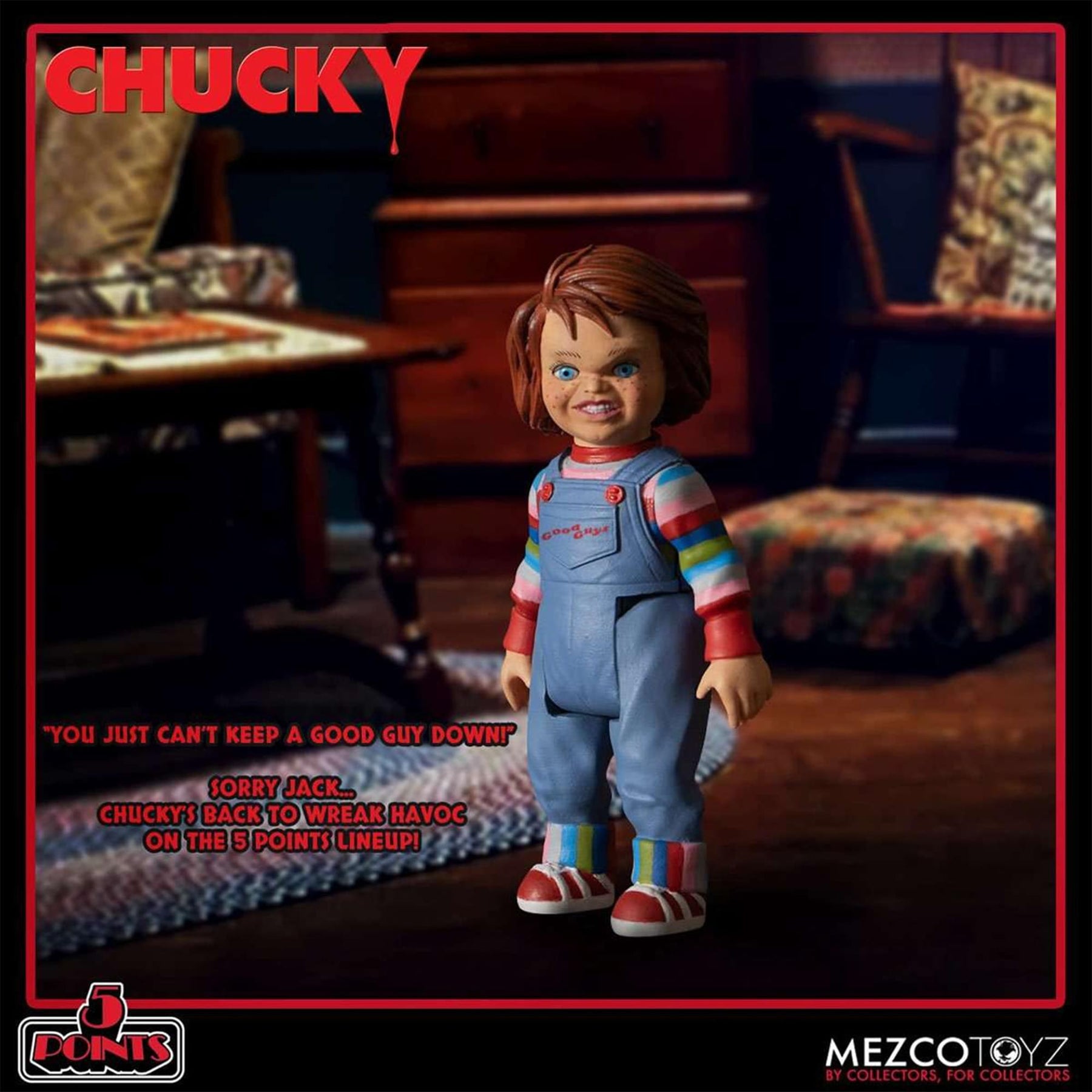 Child's Play Chucky Deluxe 5 Point Figure Set