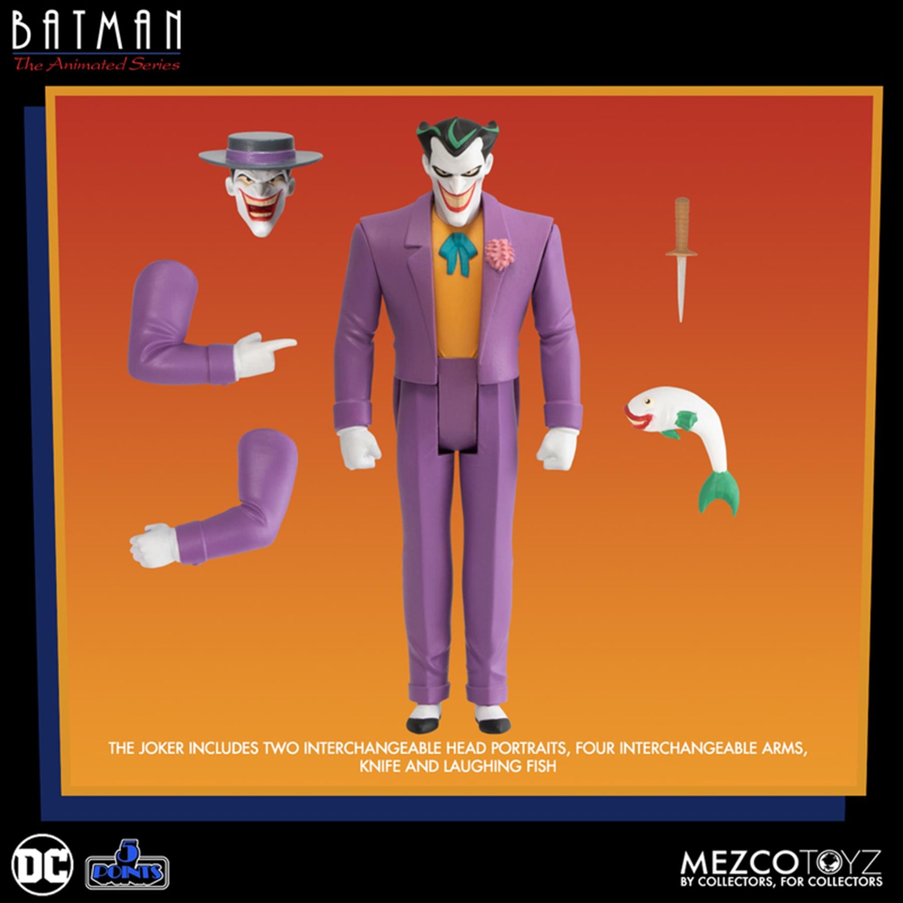 DC Comics 5 Points Batman: The Animated Series | Joker