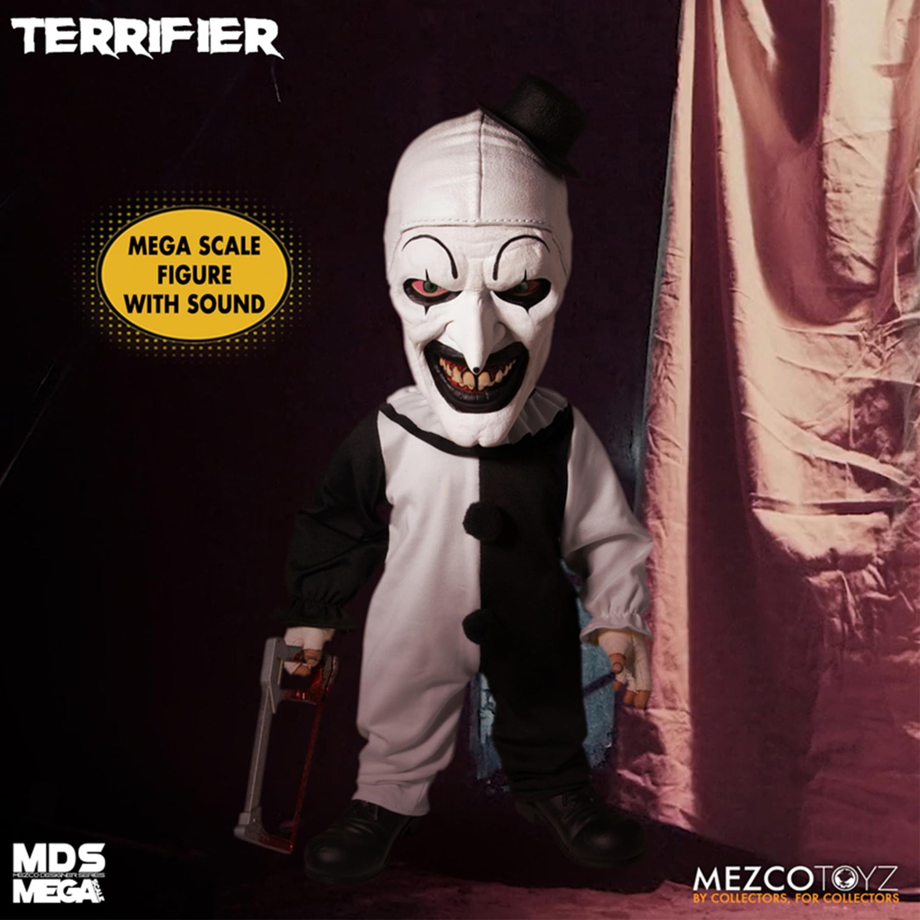 Terrifier Art the Clown 15 Inch MDS Mega Scale Figure with Sound