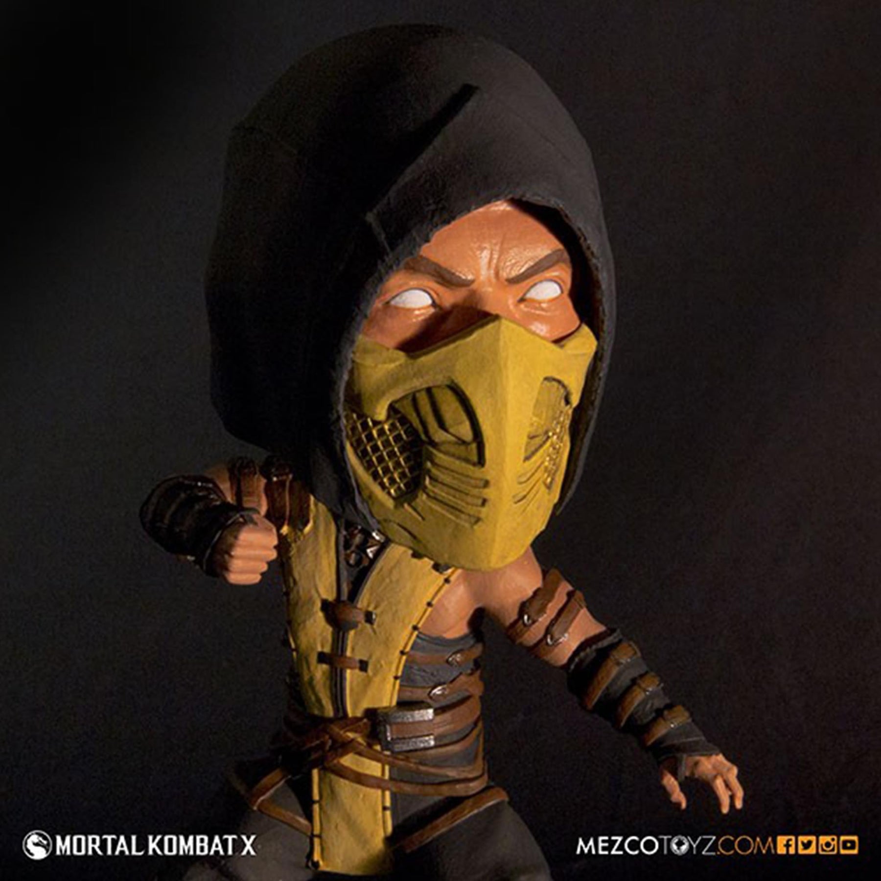 Mortal Kombat X Bloody Exclusive Scorpion 6 Inch Bobble Head Figure