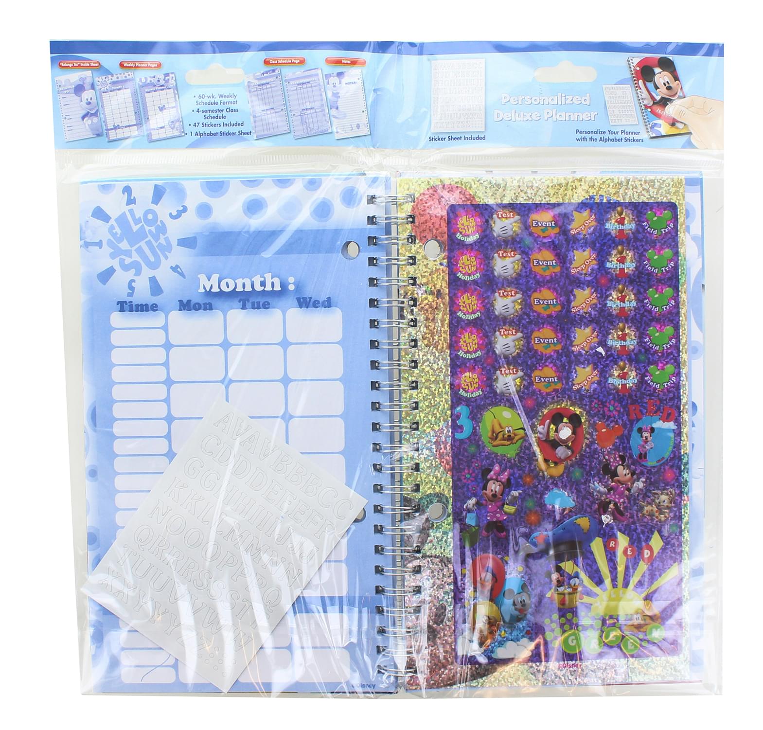 Disney Mickey Mouse Clubhouse Personalized Deluxe Planner