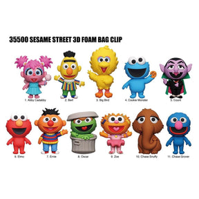 Sesame Street 3D Foam Bag Clip | 1 Random