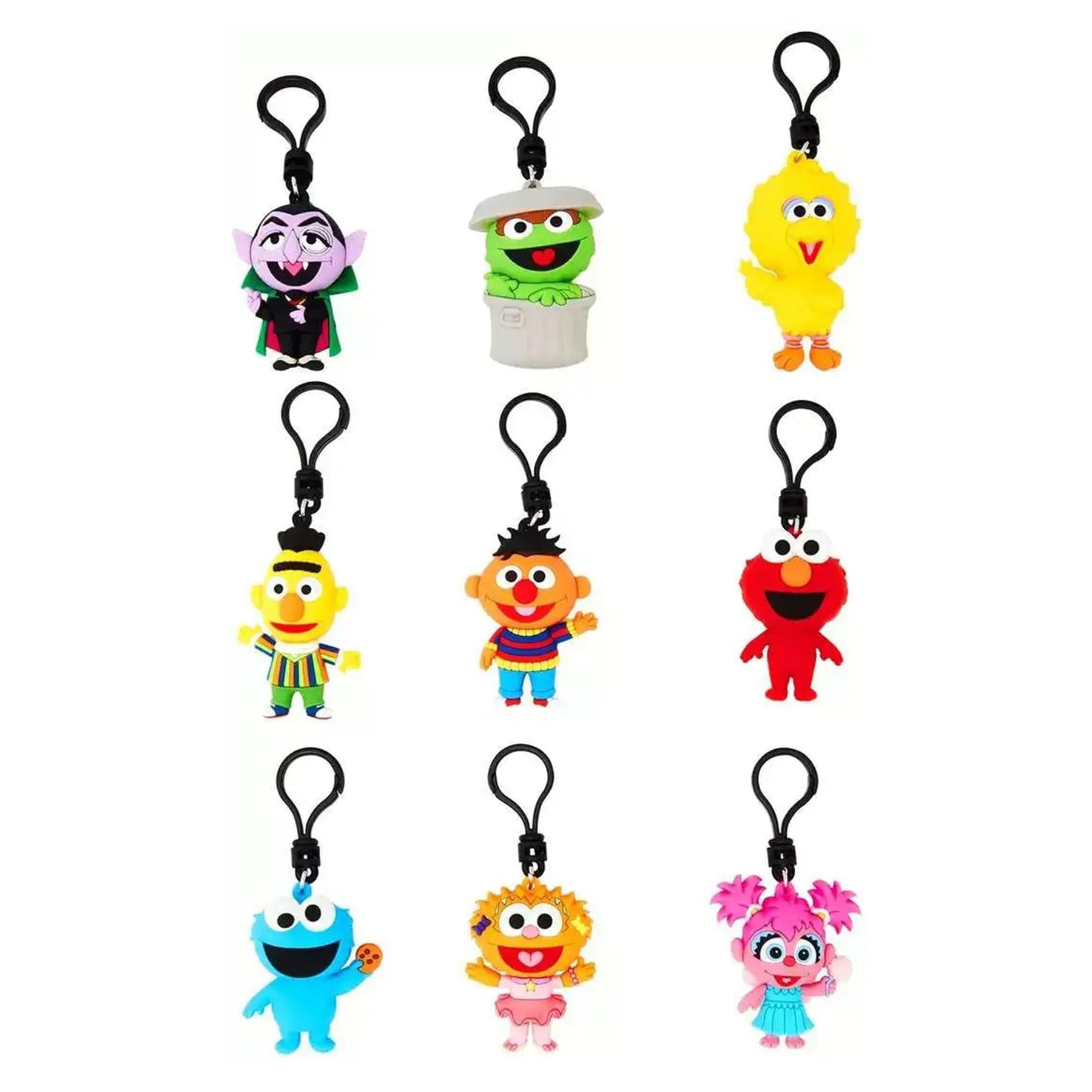 Sesame Street 3D Foam Bag Clip | 1 Random