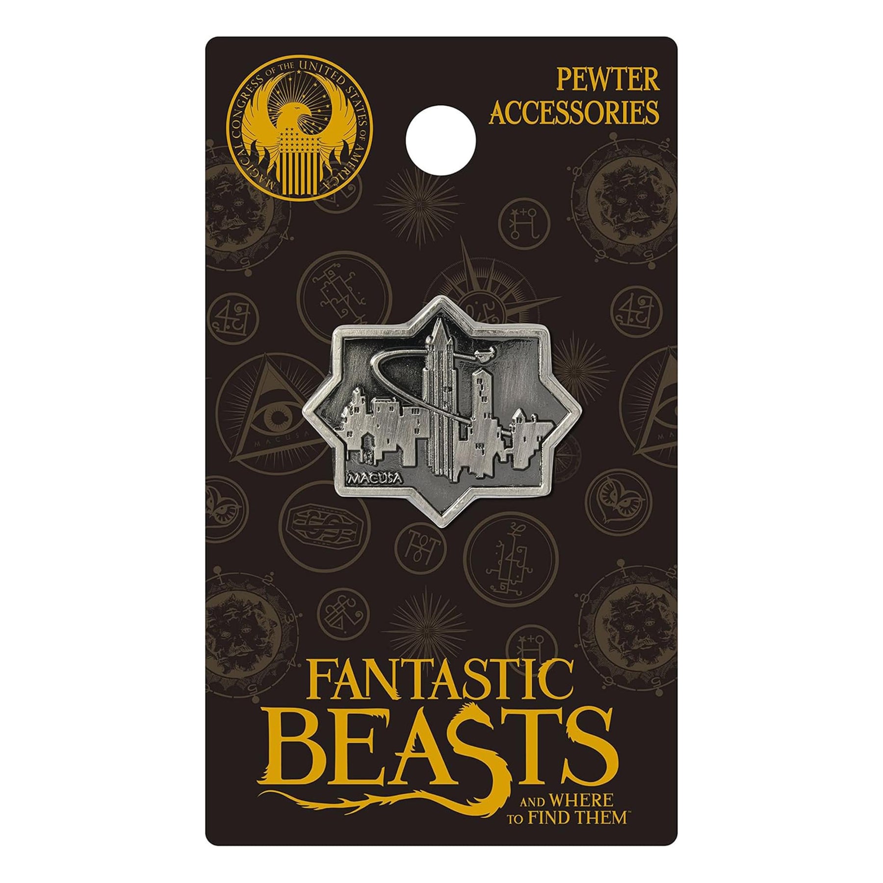 Harry Potter Fantastic Beasts Pewter Lapel Pin City