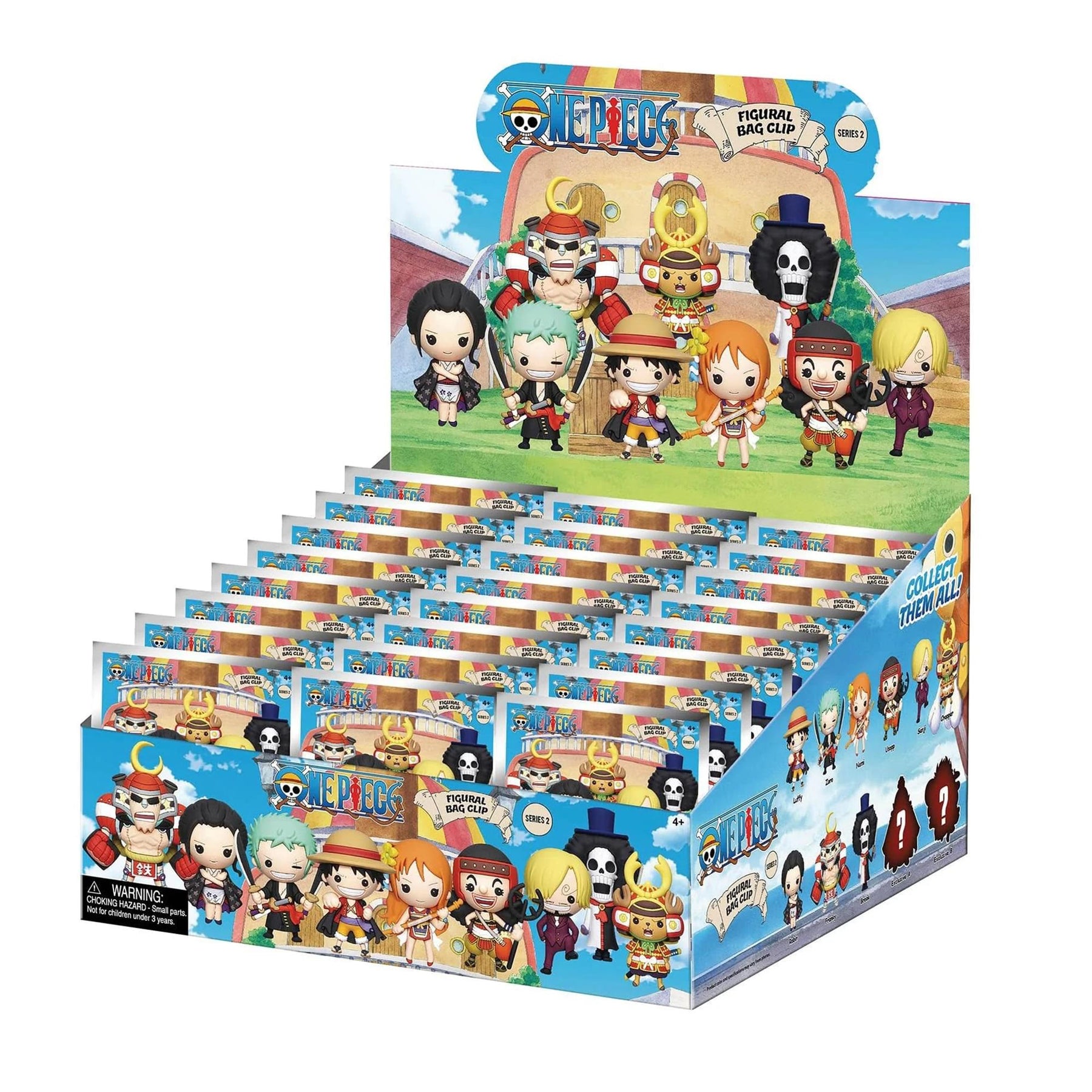 One Piece Series 3 3D Foam Bag Clip | 1 Random