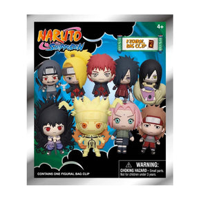 Naruto Series 6 3D Foam Bag Clip | 1 Random