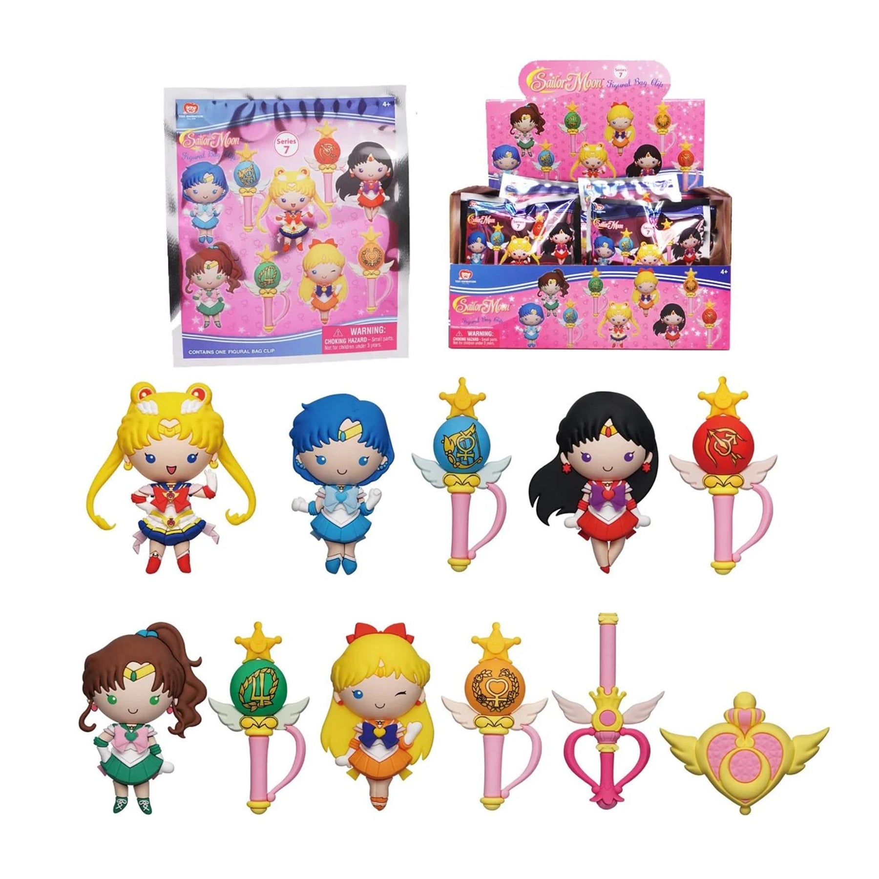 Sailor Moon Series 7 3D Foam Bag Clip | 1 Random