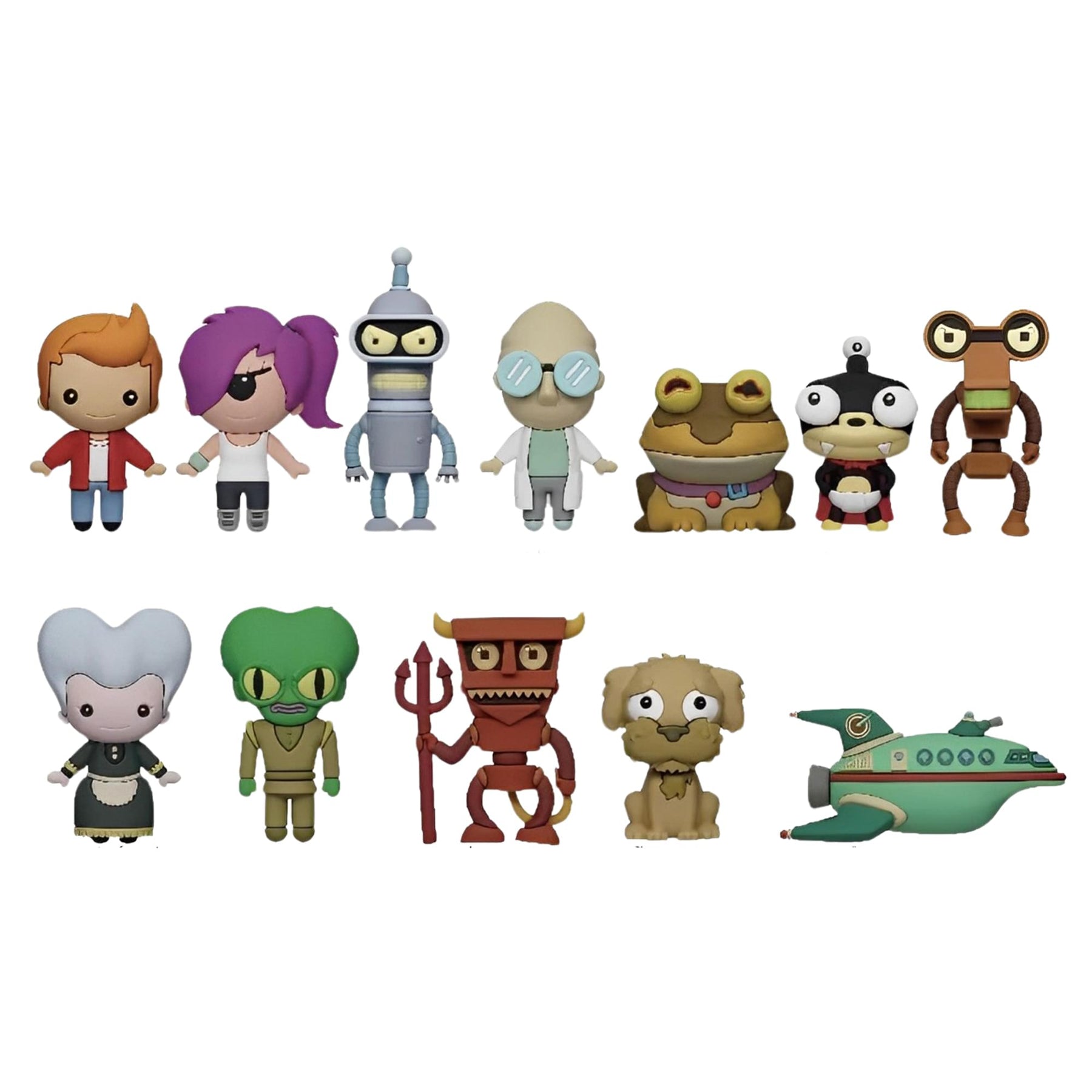 Futurama 3D Figural Foam Bag Clip | 1 Random