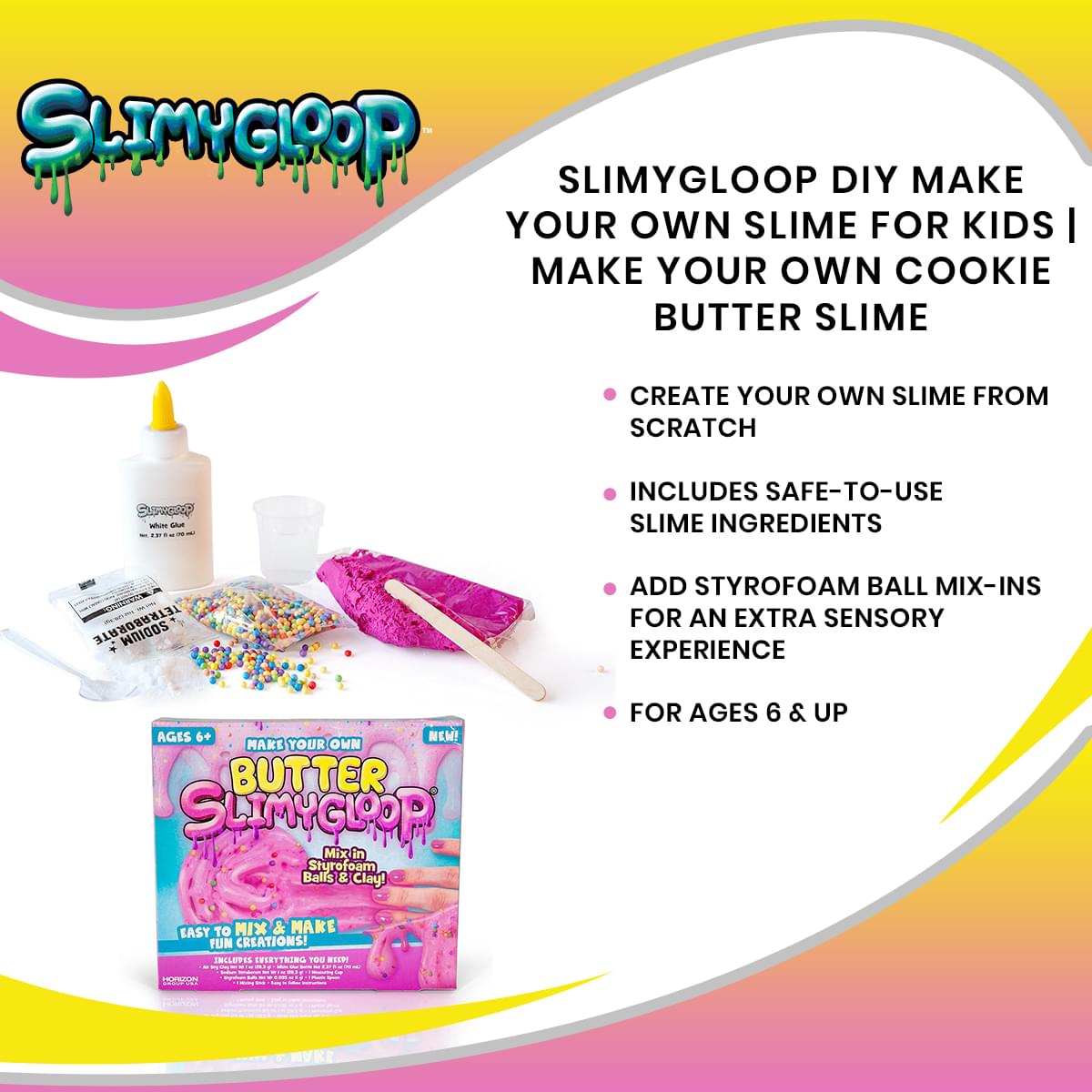 Slimygloop DIY Make Your Own Slime For Kids | Make Your Own Cookie Butter Slime