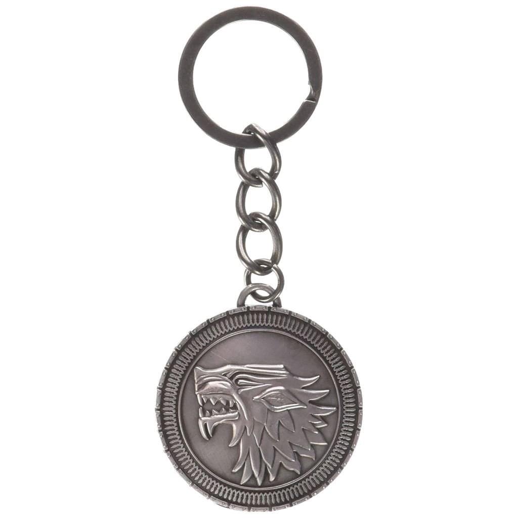 Game of Thrones House Stark Shield Sigil Metal Keychain