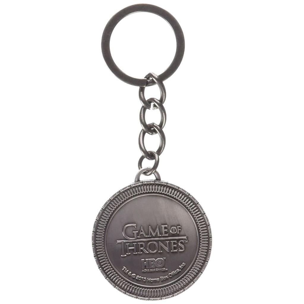 Game of Thrones House Stark Shield Sigil Metal Keychain