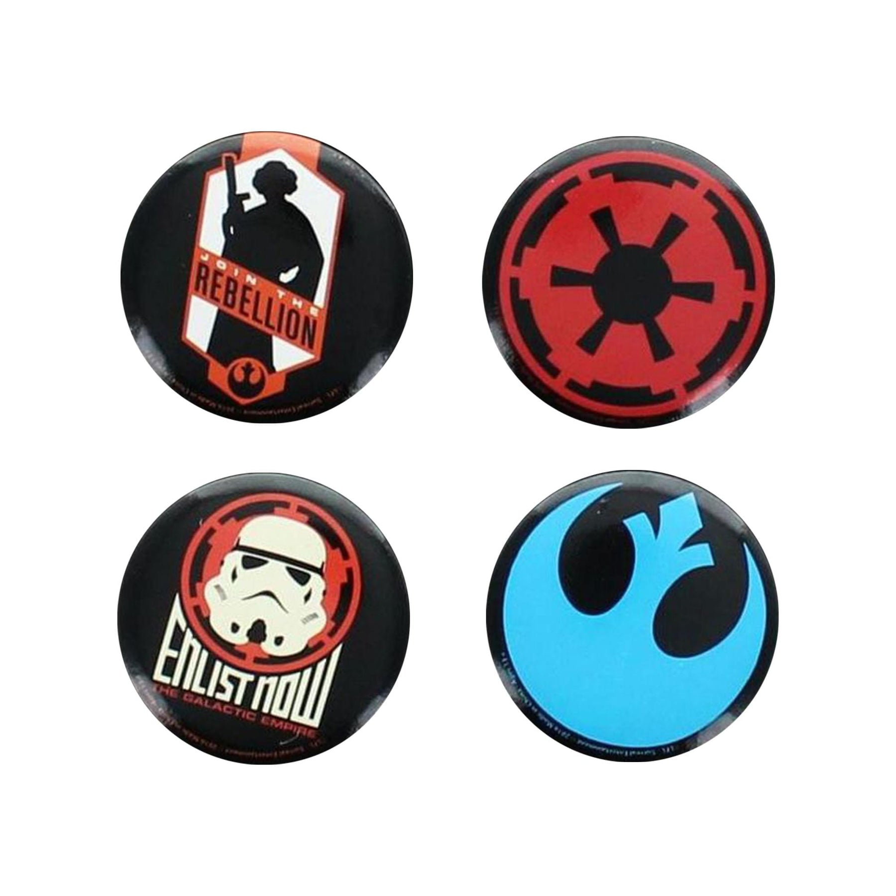 Star Wars Button 4 Pack