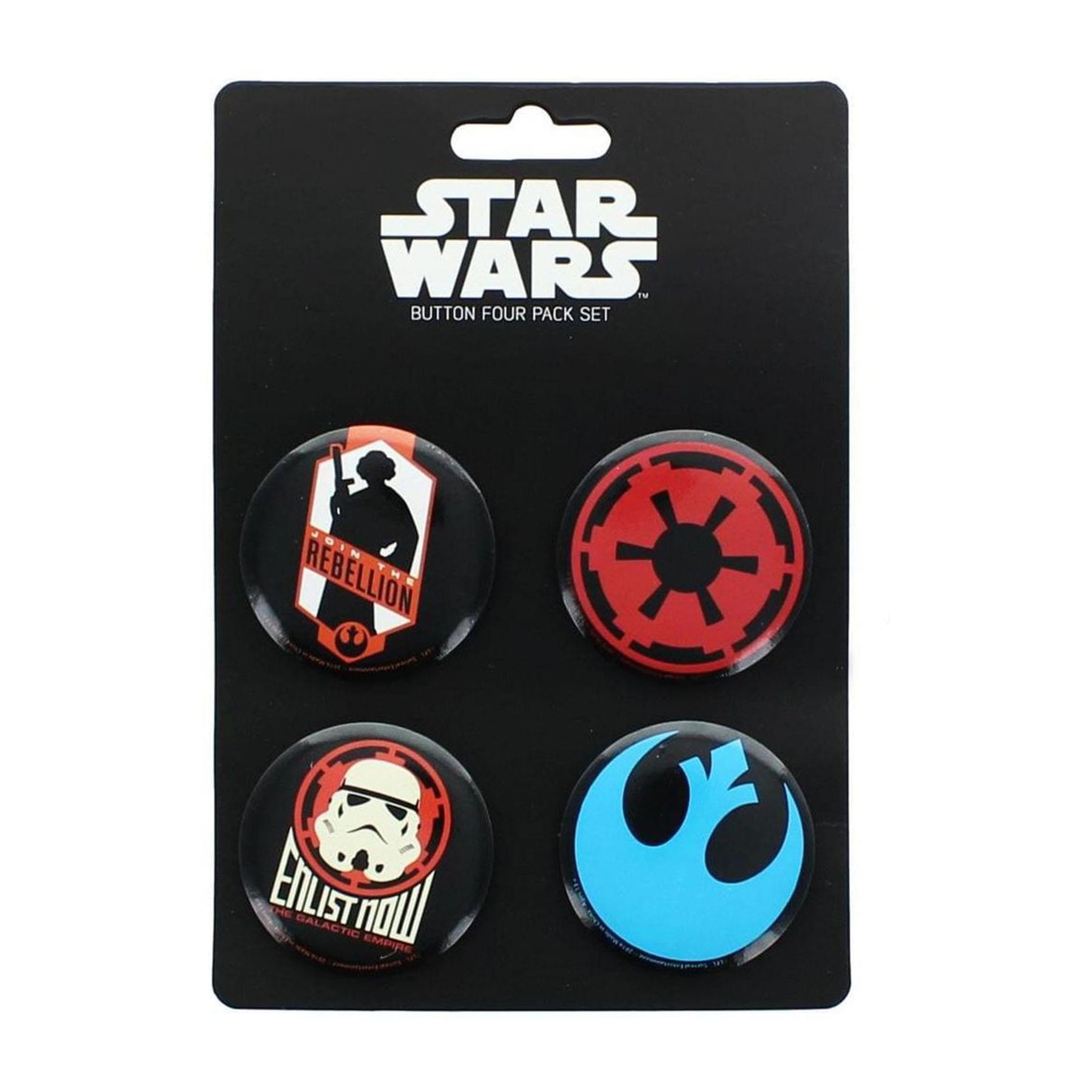 Star Wars Button 4 Pack