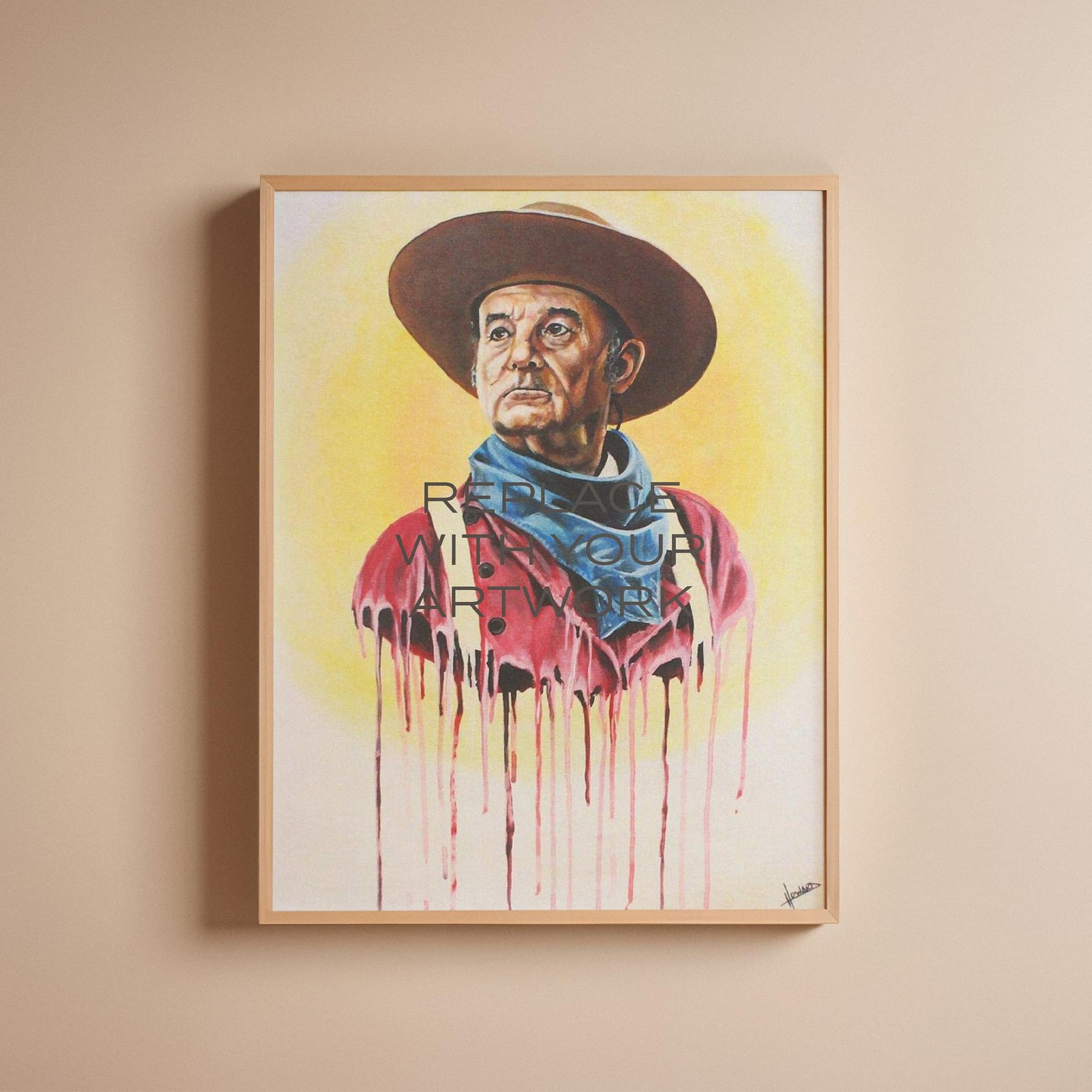 Cowboy Bill Murray 10"x8" Art Print