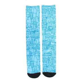 Futurama Planet Express Men's Crew Socks (Nerd Block Exclusive)