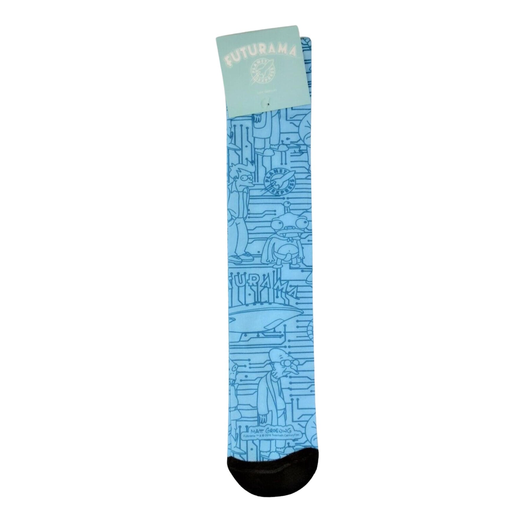 Futurama Planet Express Men's Crew Socks (Nerd Block Exclusive)