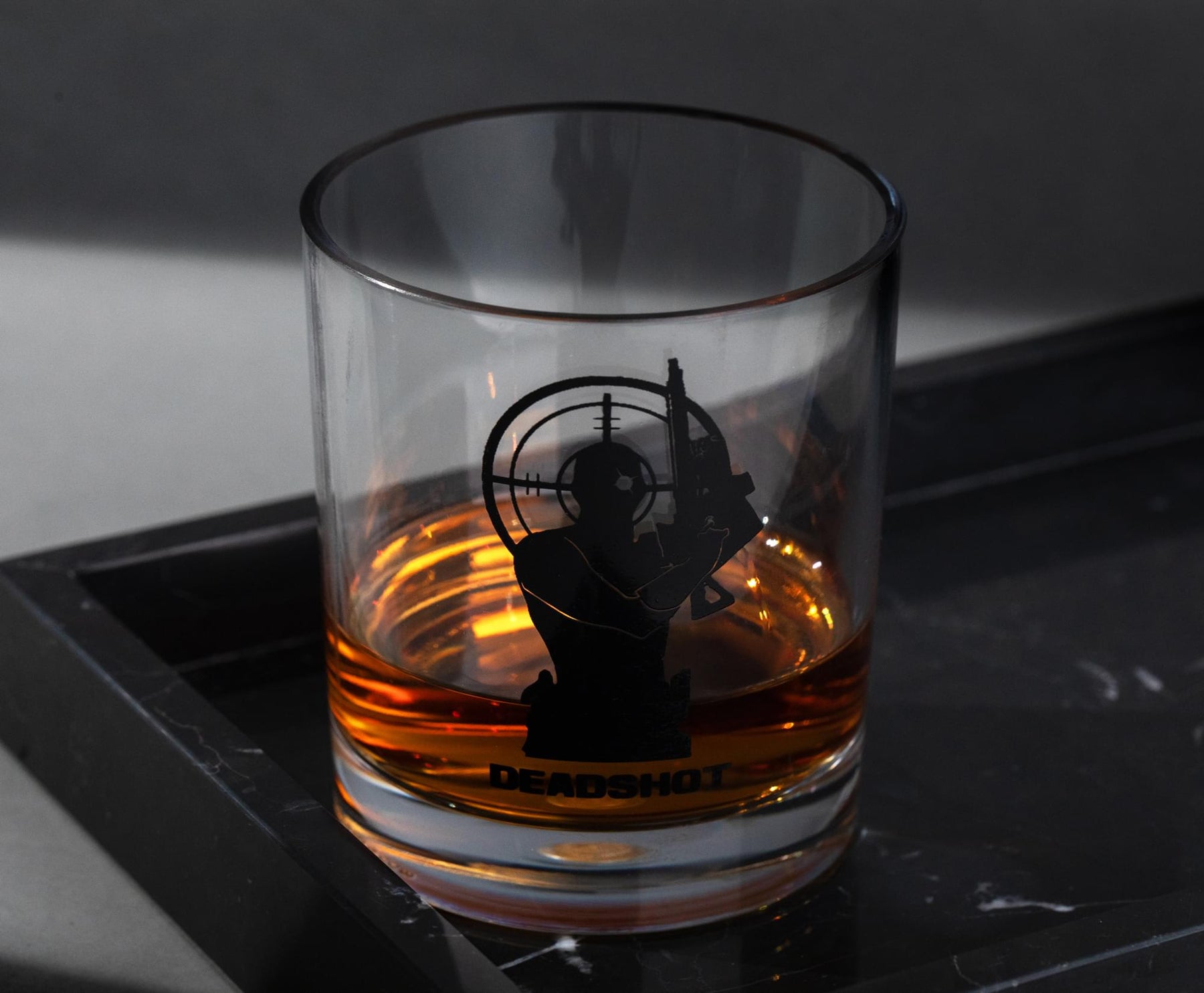 DC Comics Deadshot Whiskey Tumbler Set