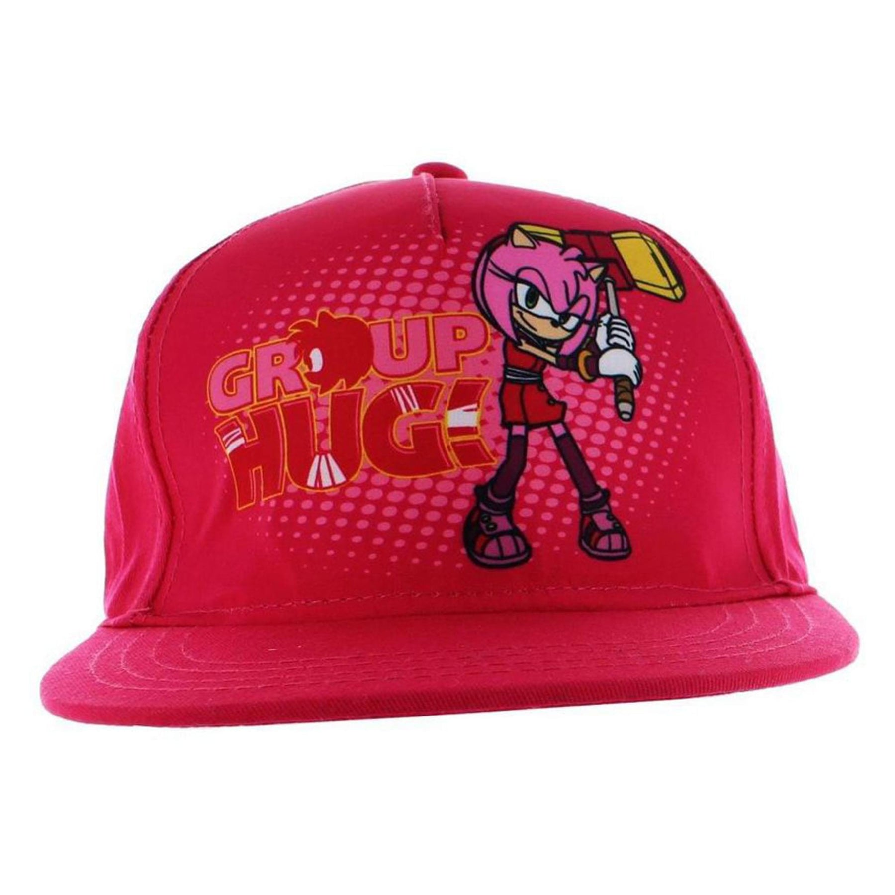 Sonic the Hedgehog "Group Hug" Snapback Hat, Pink