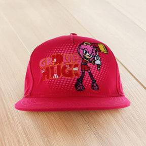 Sonic the Hedgehog "Group Hug" Snapback Hat, Pink