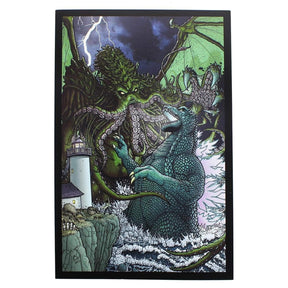 Godzilla Versus Cthulhu 7" x 10.5" Art Print