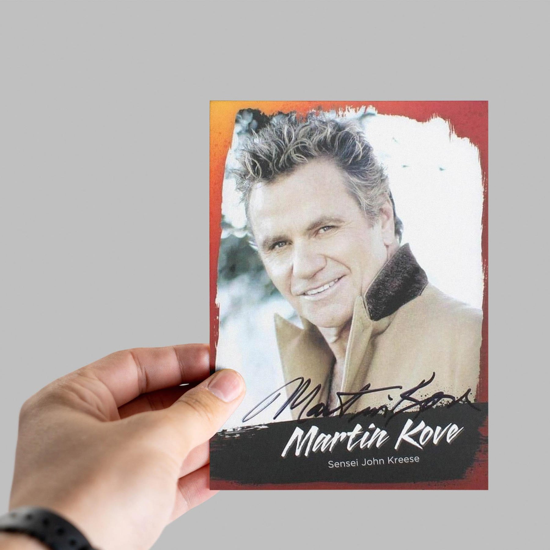 The Karate Kid Martin Kove (Sensei John Kreese) 5x7 Autographed Print w/ CoA