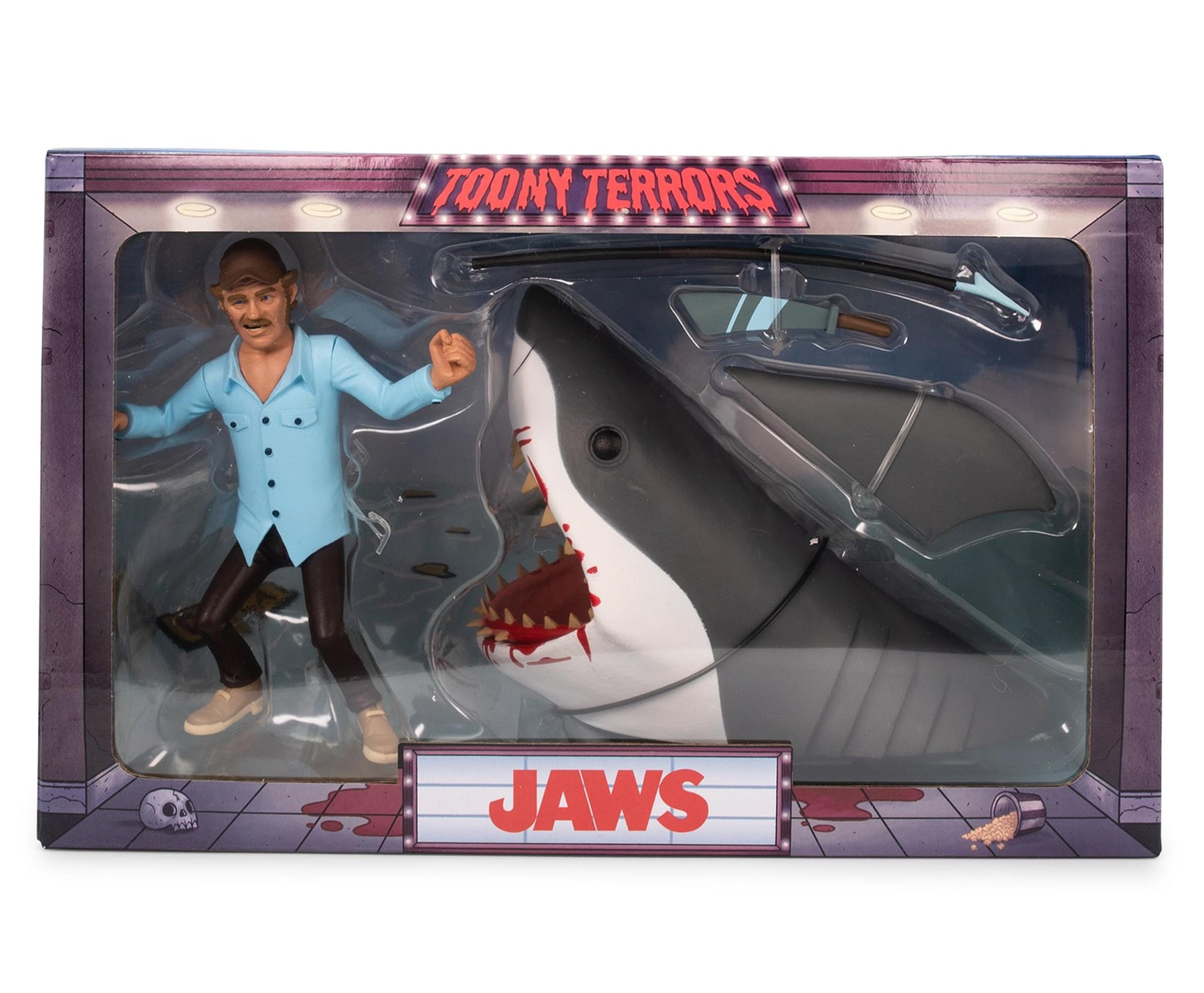 JAWS Toony Terrors Quint & Shark Figure 2-Pack