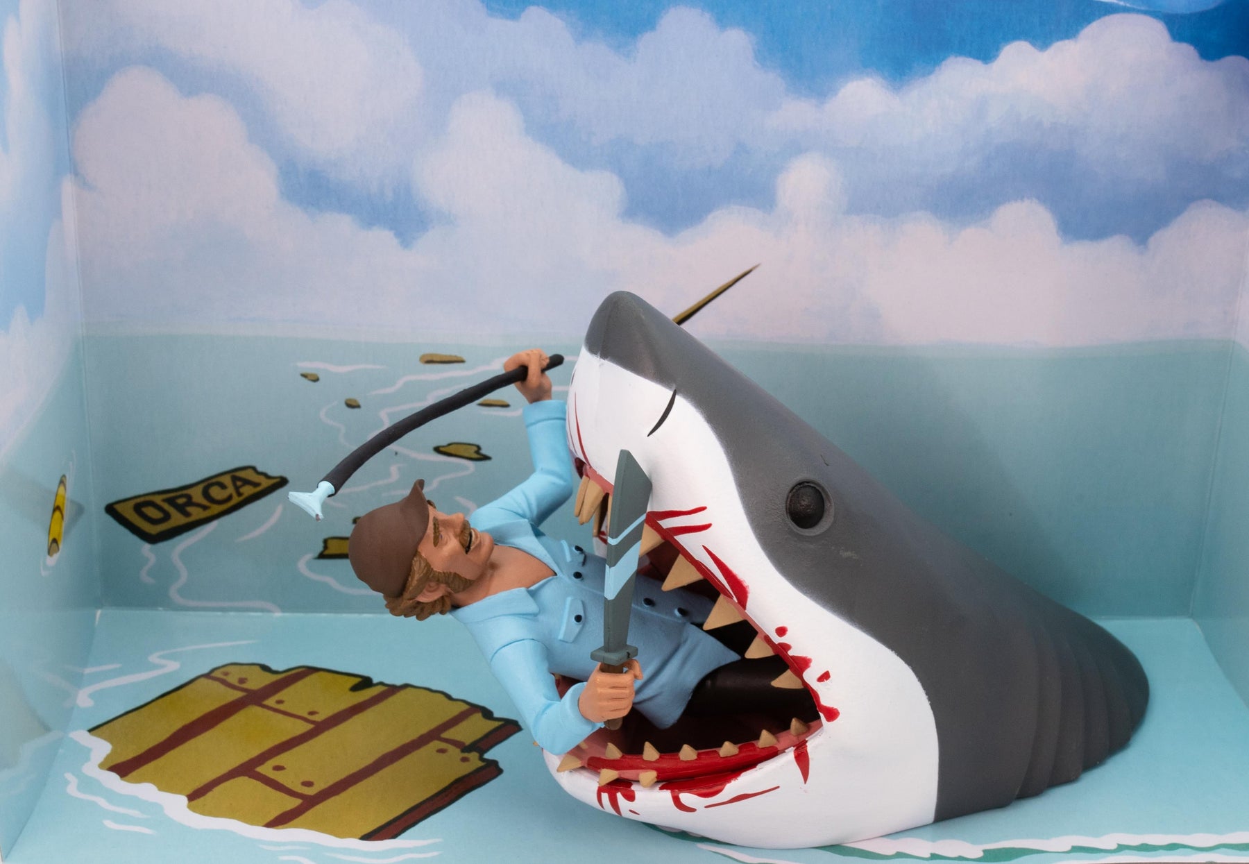 JAWS Toony Terrors Quint & Shark Figure 2-Pack