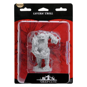 Pathfinder Deep Cuts Unpainted Miniatures | Cavern Troll