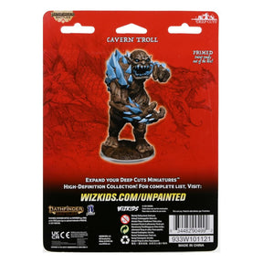 Pathfinder Deep Cuts Unpainted Miniatures | Cavern Troll