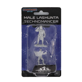 Starfinder Deep Cuts Unpainted Miniatures | Lashunta Technomancer Male