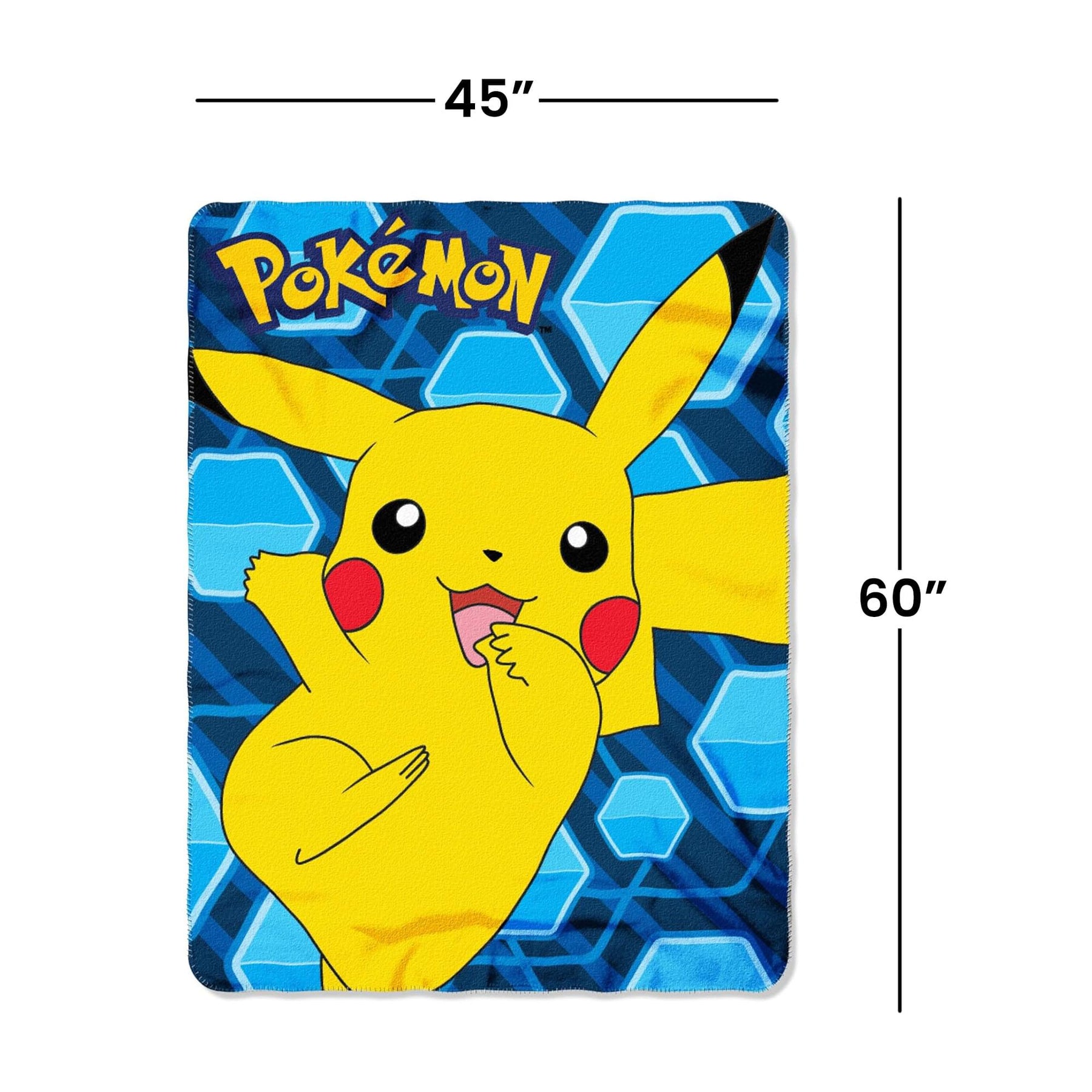 Pokemon Pikachu 45 x 60 Inch Fleece Throw Blanket