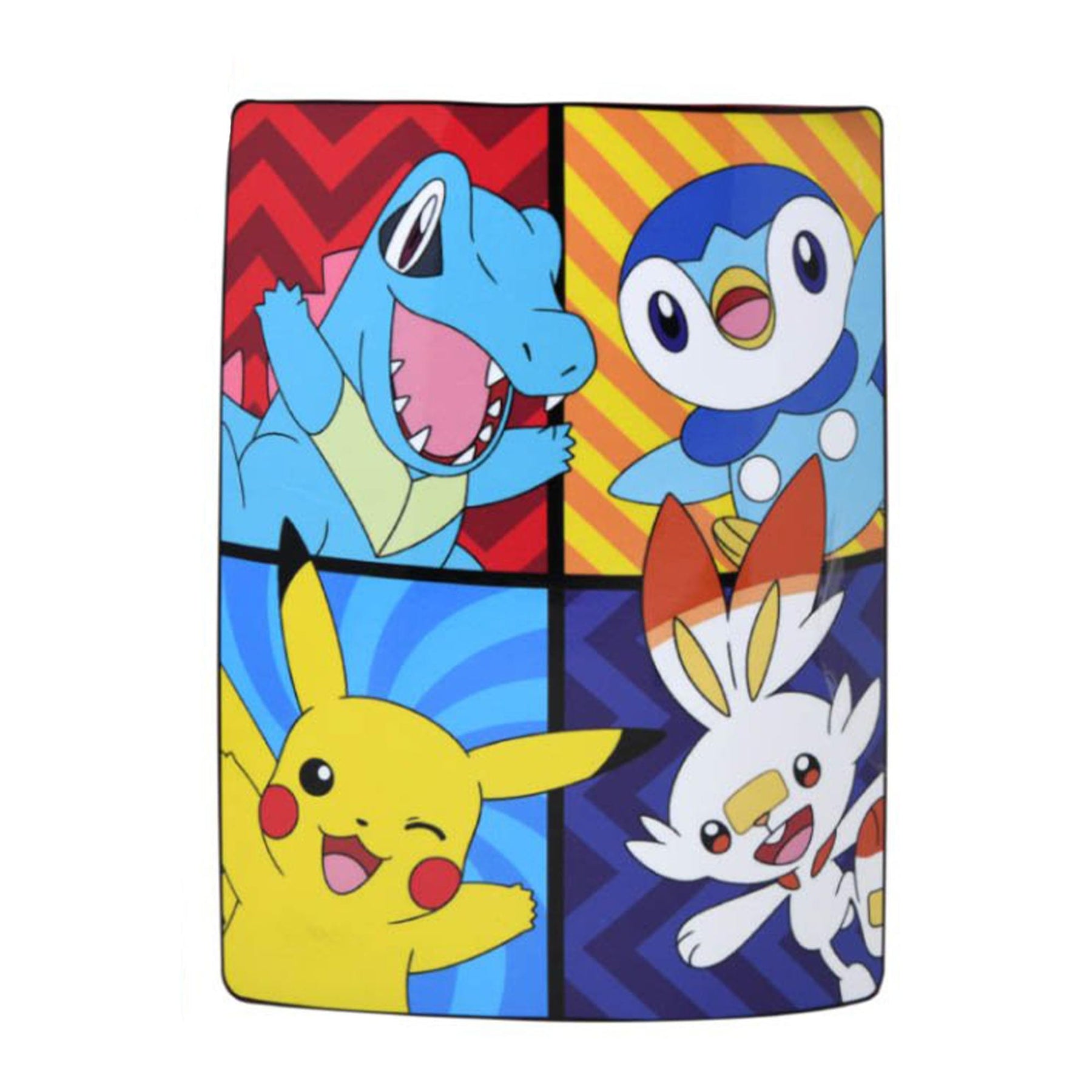 Pokemon Pikachu & Friends 46 x 60 Inch Silk Touch Throw Blanket