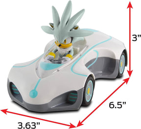 Sonic the Hedgehog Silver Pull Back Racer