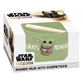 Star Wars The Child "Always Hungry" Ramen Mug with Chopsticks