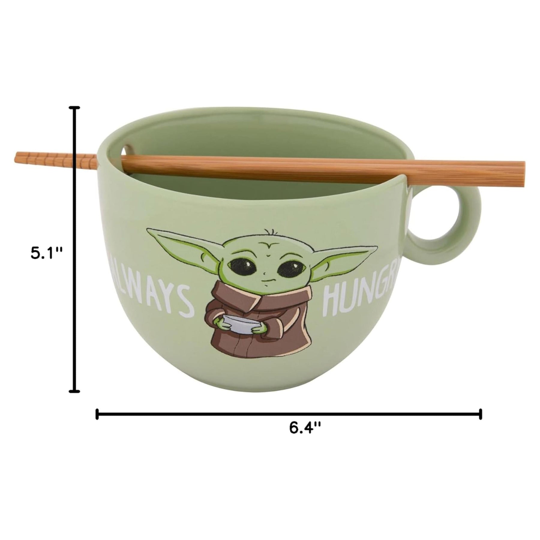 Star Wars The Child "Always Hungry" Ramen Mug with Chopsticks