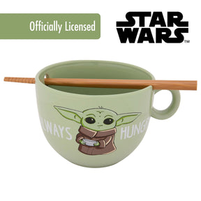 Star Wars The Child "Always Hungry" Ramen Mug with Chopsticks