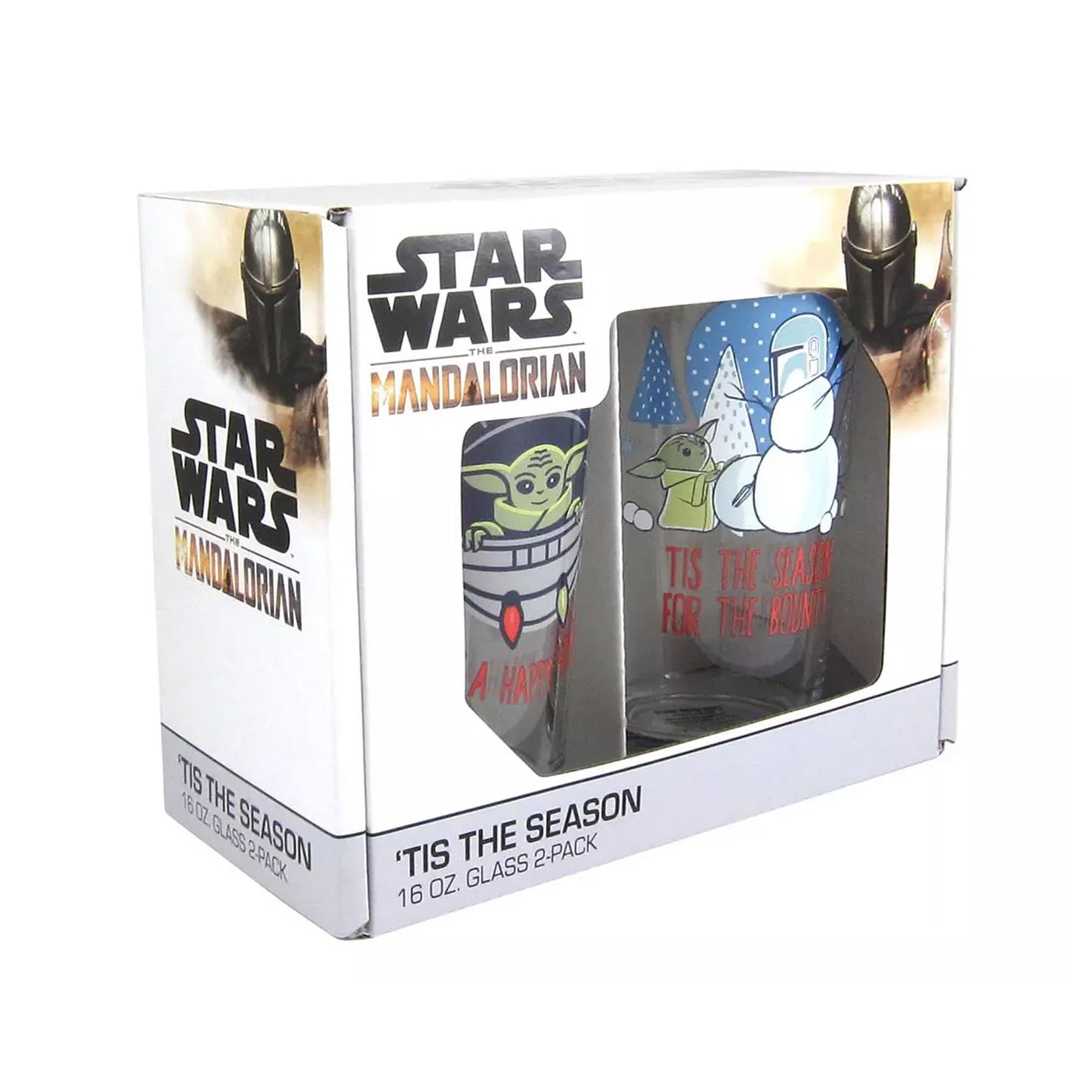 Star Wars The Child "Tis the Season" 16oz Pint Glass Set