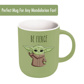 Star Wars Grogu "Be Fierce" 16oz Cappucino Mug