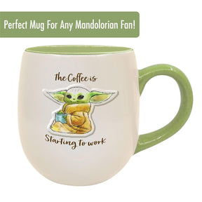 Star Wars Grogu Coffee 14oz Ceramic Mug