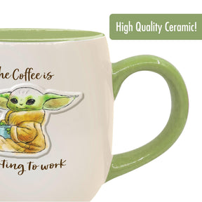 Star Wars Grogu Coffee 14oz Ceramic Mug