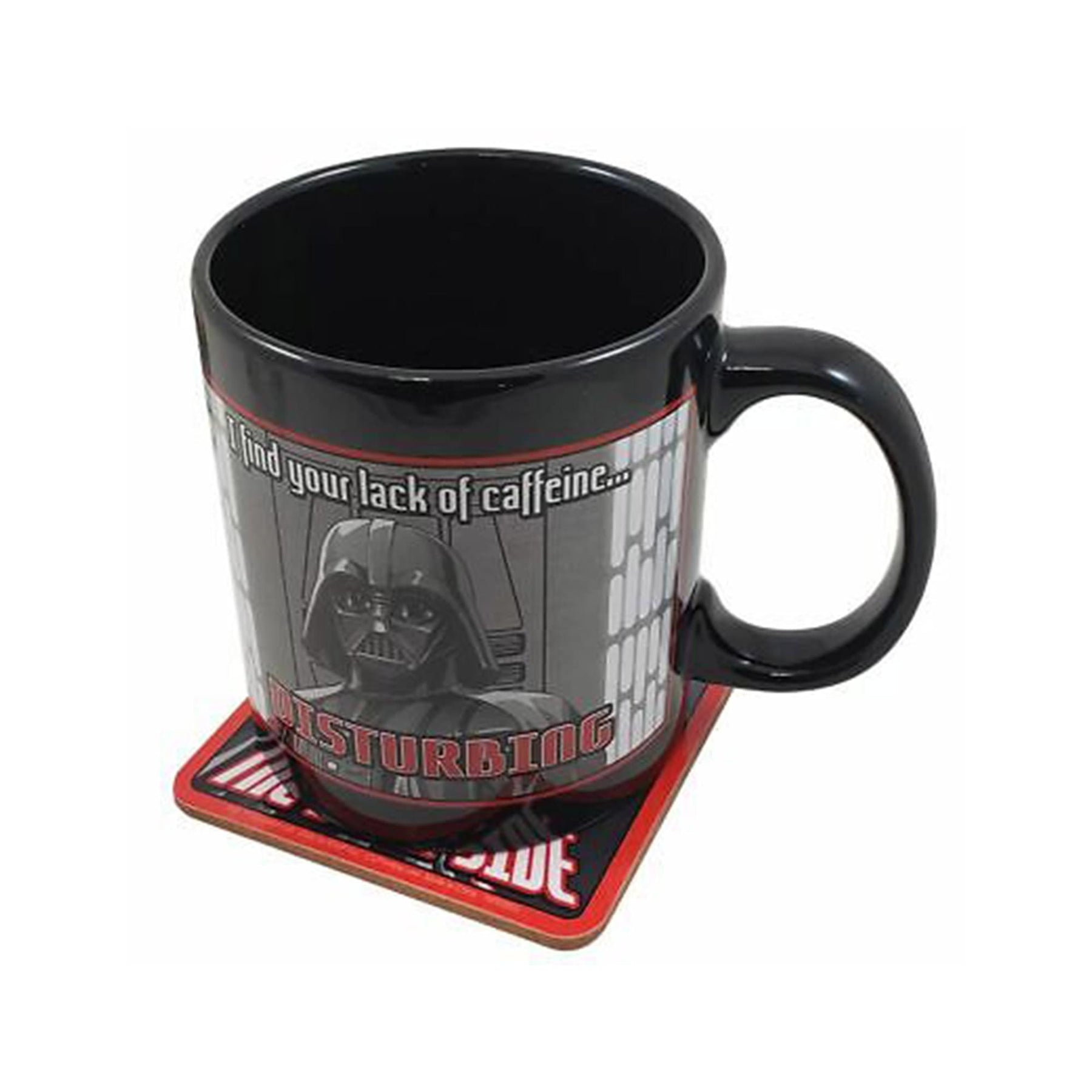 Star Wars Darth Vader Humor 20oz Ceramic Mug and Coaster Set